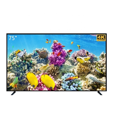CHINA Ultra HD 75 85 98 100 inch Smart TV Flat Screen TV WiFi Android 4K LED TV TV te koop leverancier
