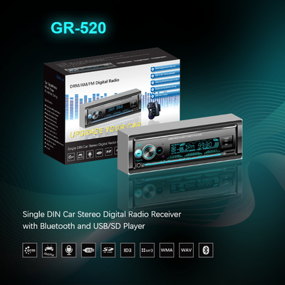 CHINA Auto 1 DIN MP3-speler Smart DRM Autoradio DC 12V USB Audio Video Player leverancier