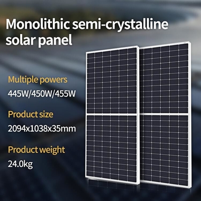 CHINA 330W - 460W zonne-energieopslagsysteem Halfcel monokristallijn silicium PV-module leverancier